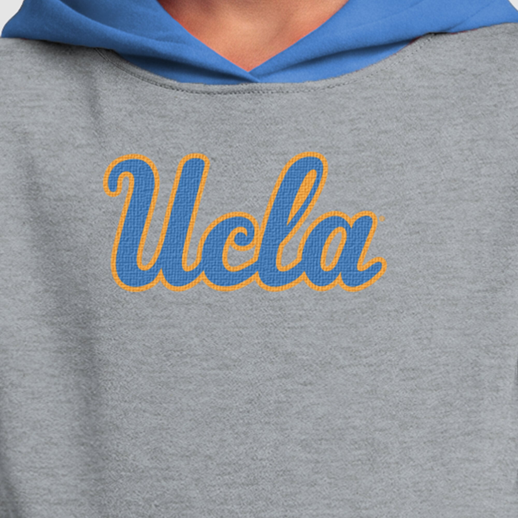 Sweat à capuche en polaire Youth Champion Heather Gray UCLA Bruins
