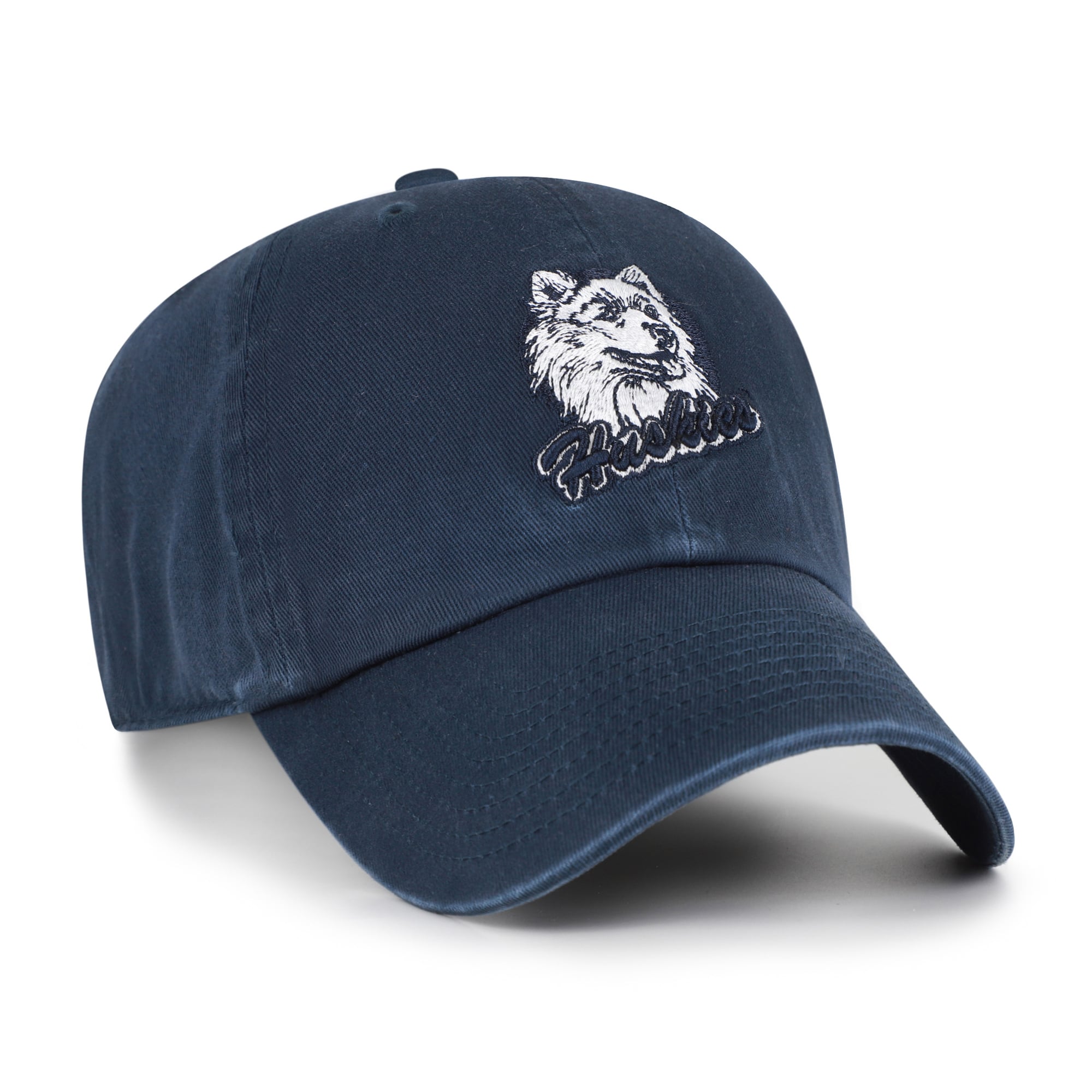 Men's '47 Navy UConn Huskies Vault Clean Up Adjustable Hat