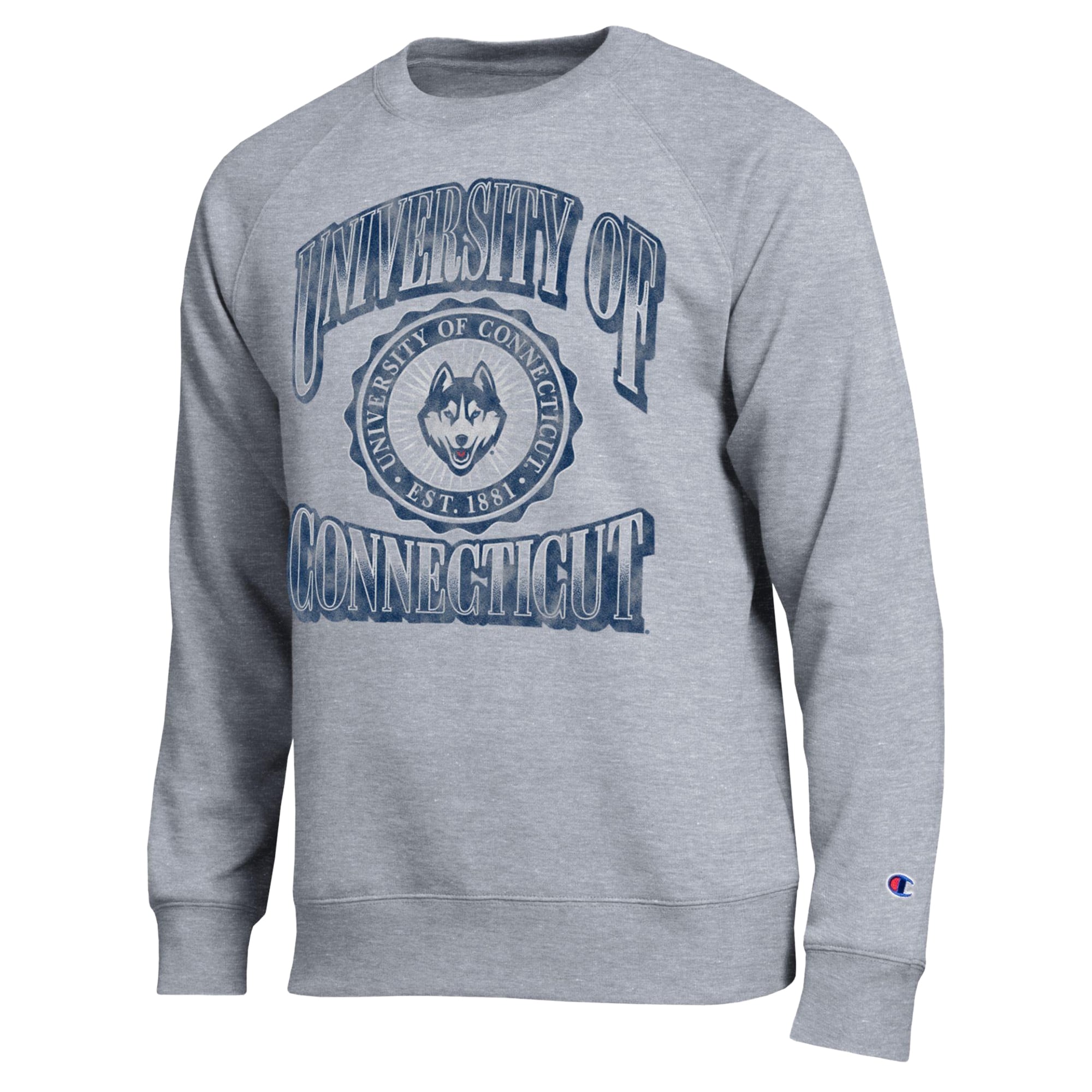 Men's Champion Heather Gray UConn Huskies All-Star Sweatshirt