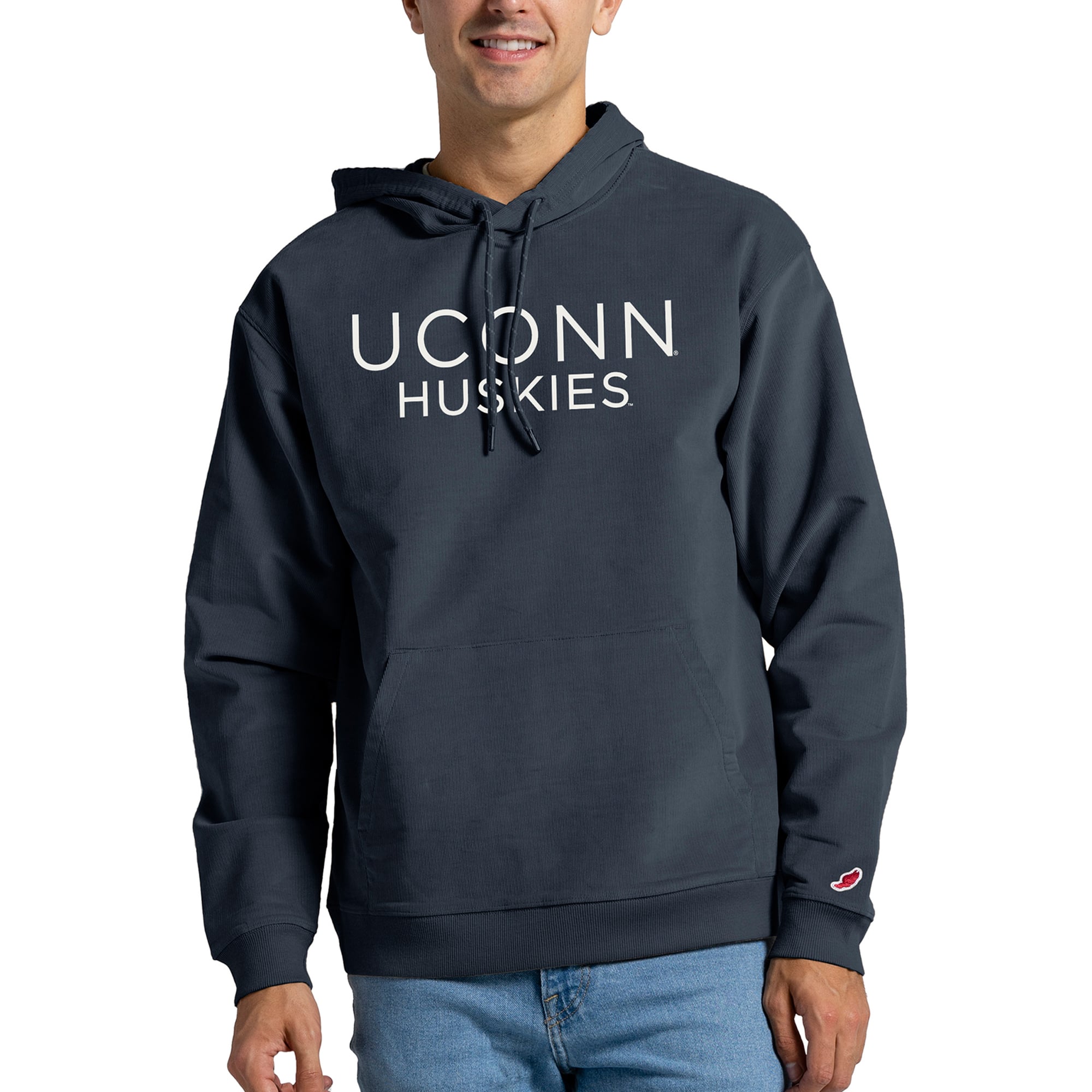 Men's League Collegiate Wear Navy UConn Huskies Stretch Corduroy ...
