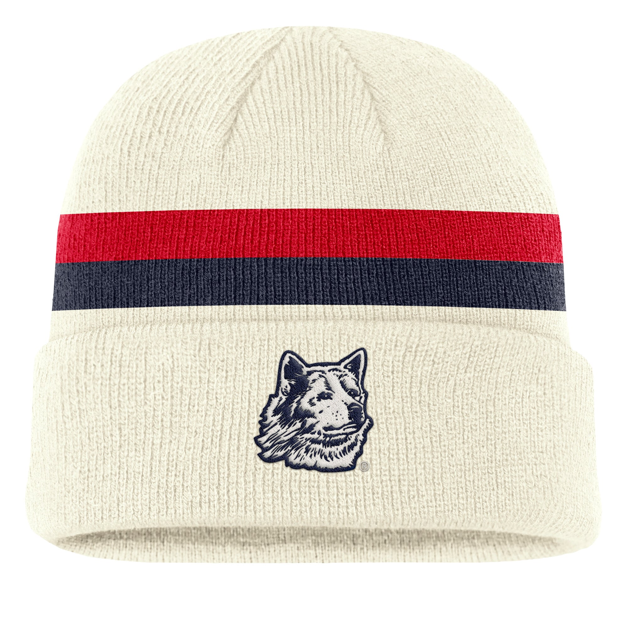 Bonnet à revers Nike crème UConn Huskies Legacy pour homme