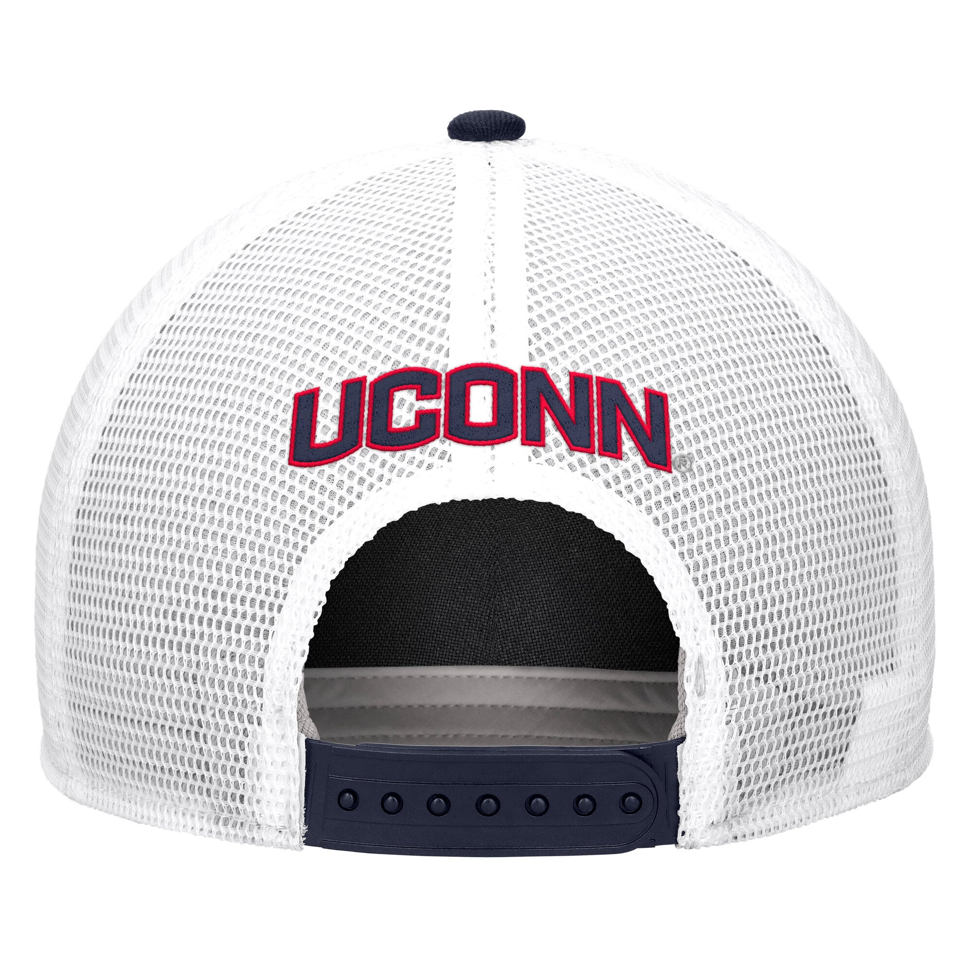 Men's Nike Navy UConn Huskies 2026 On-Field Rope Adjustable Trucker Hat