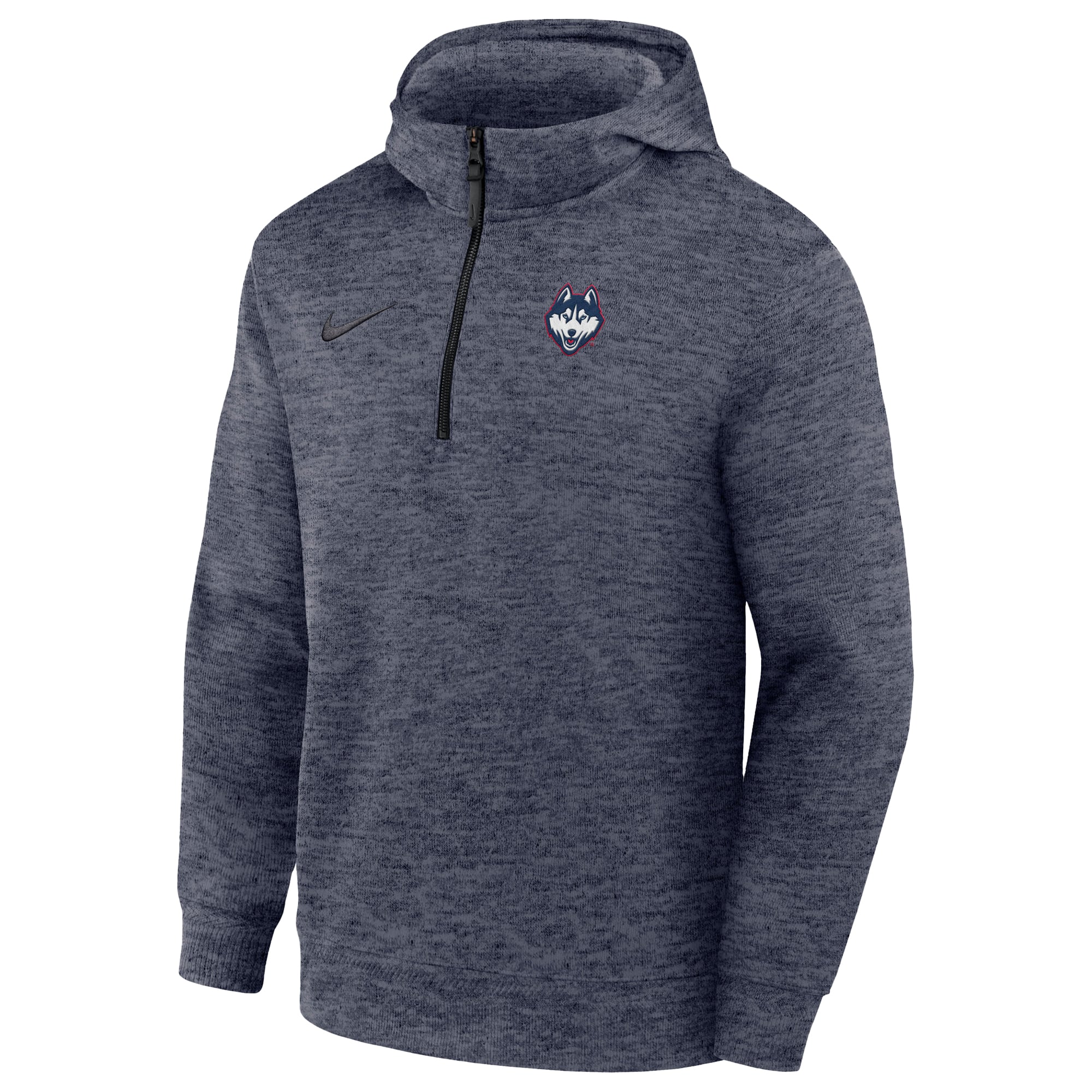 Men's Nike Navy UConn Huskies Coaches Dri-FIT Half-Zip Hoodie