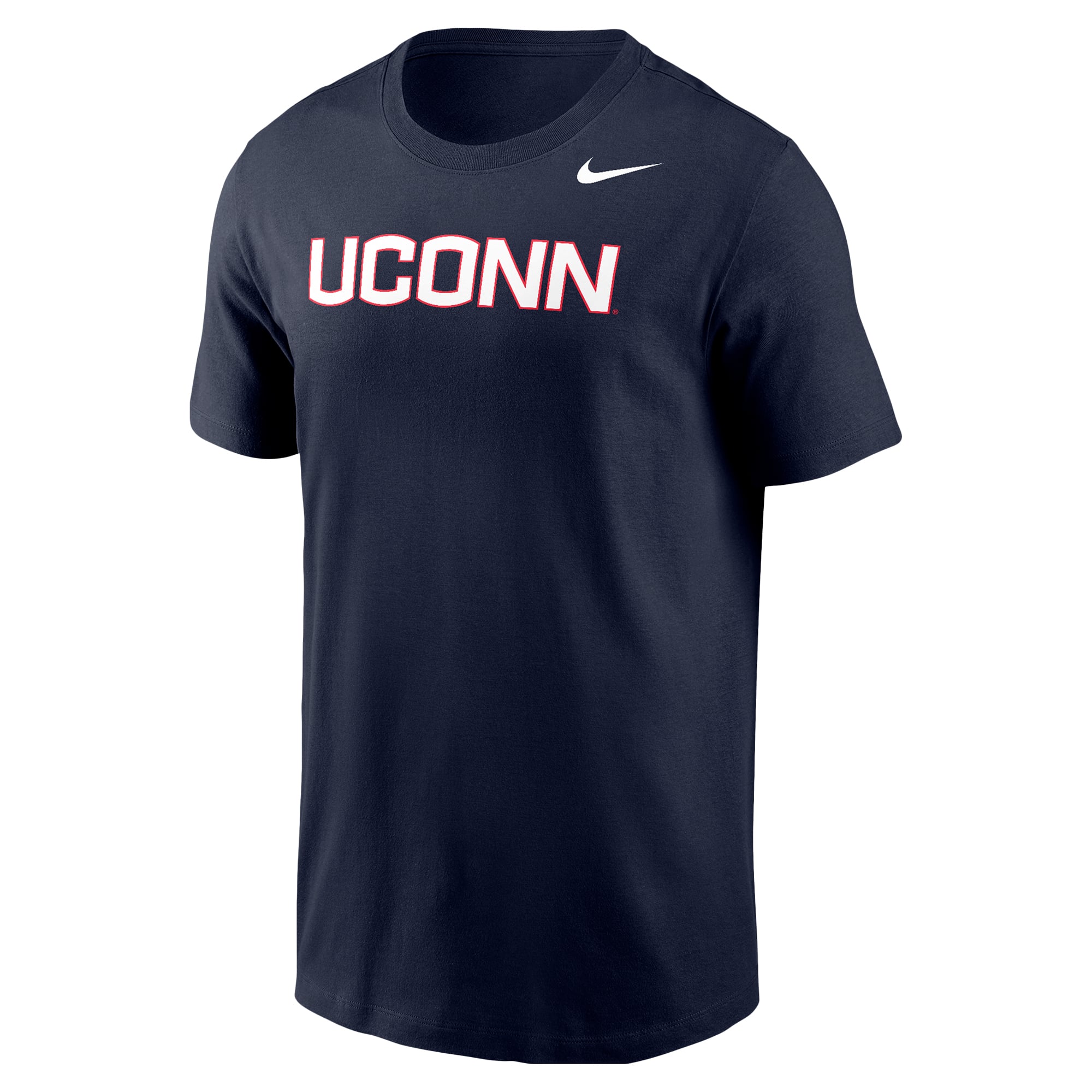 T-shirt Nike bleu marine avec logo UConn Huskies pour homme
