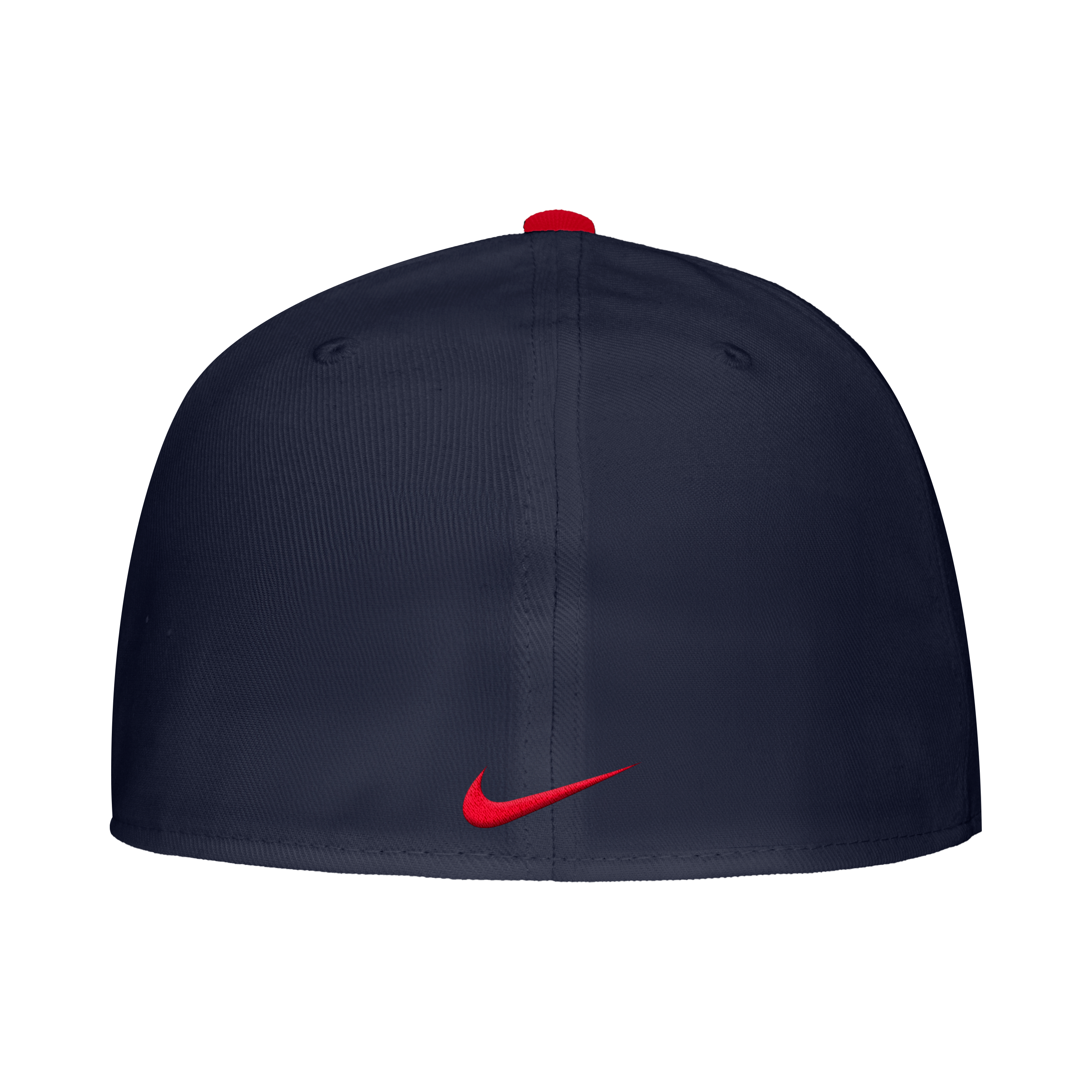 Men's Nike Navy/Red UConn Huskies On-Field Baseball Replica Dri-FIT 2-Tone Fitted Hat