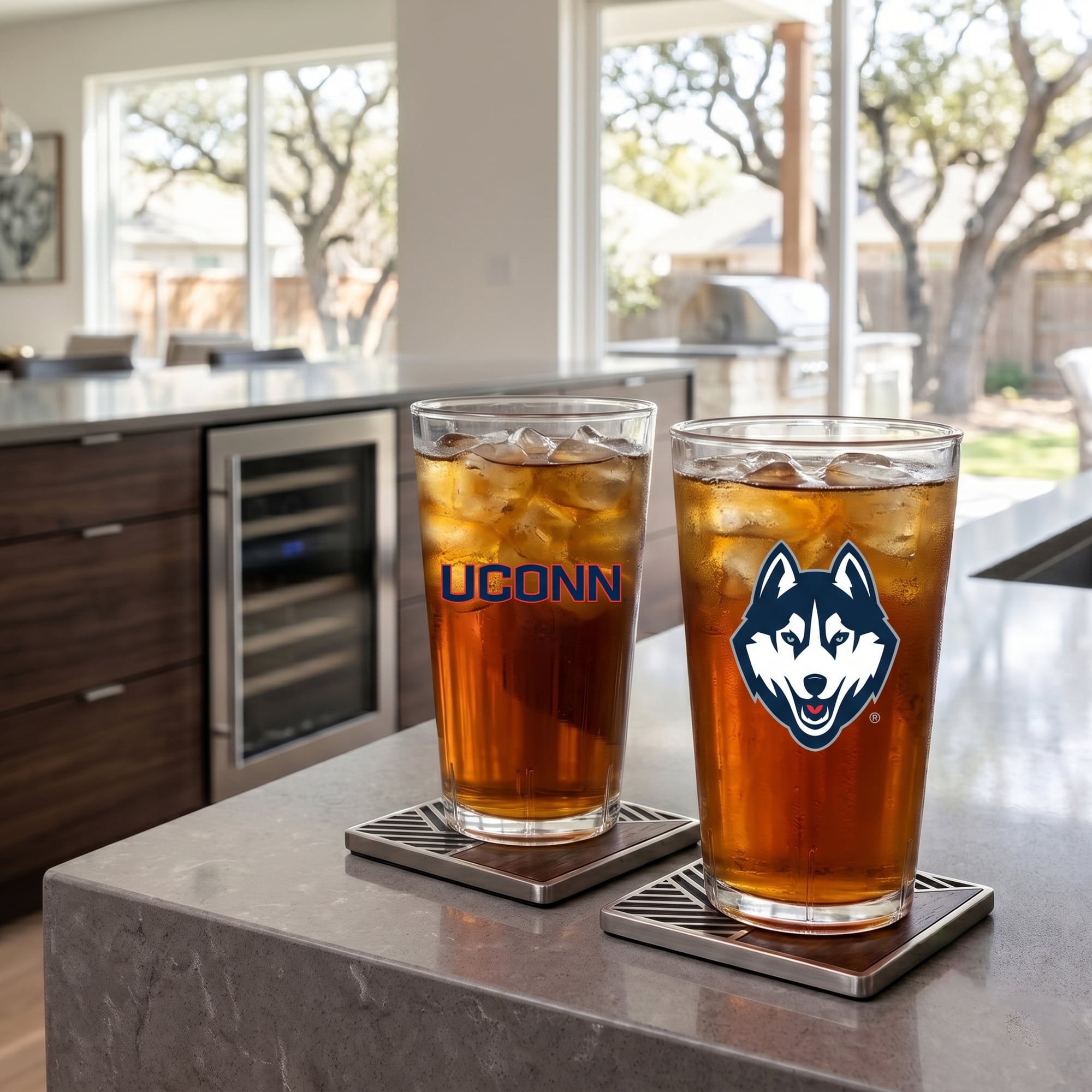UConn Huskies 24oz. Two-Pack Tritan Tumbler Set