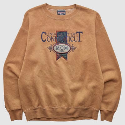 UConn Huskies Jansport 90s Pullover Sweatshirt - Clay - M by Fanatics Real Vintage