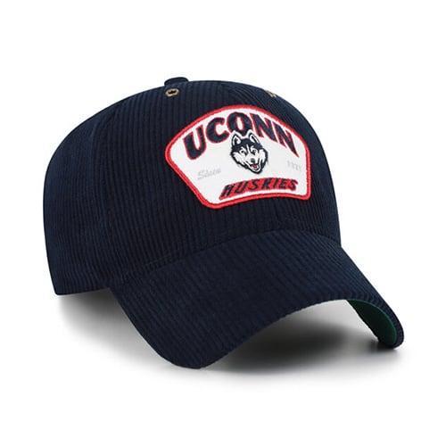 Casquette unisexe ajustable '47 Navy UConn Huskies Accordia en velours côtelé MVP
