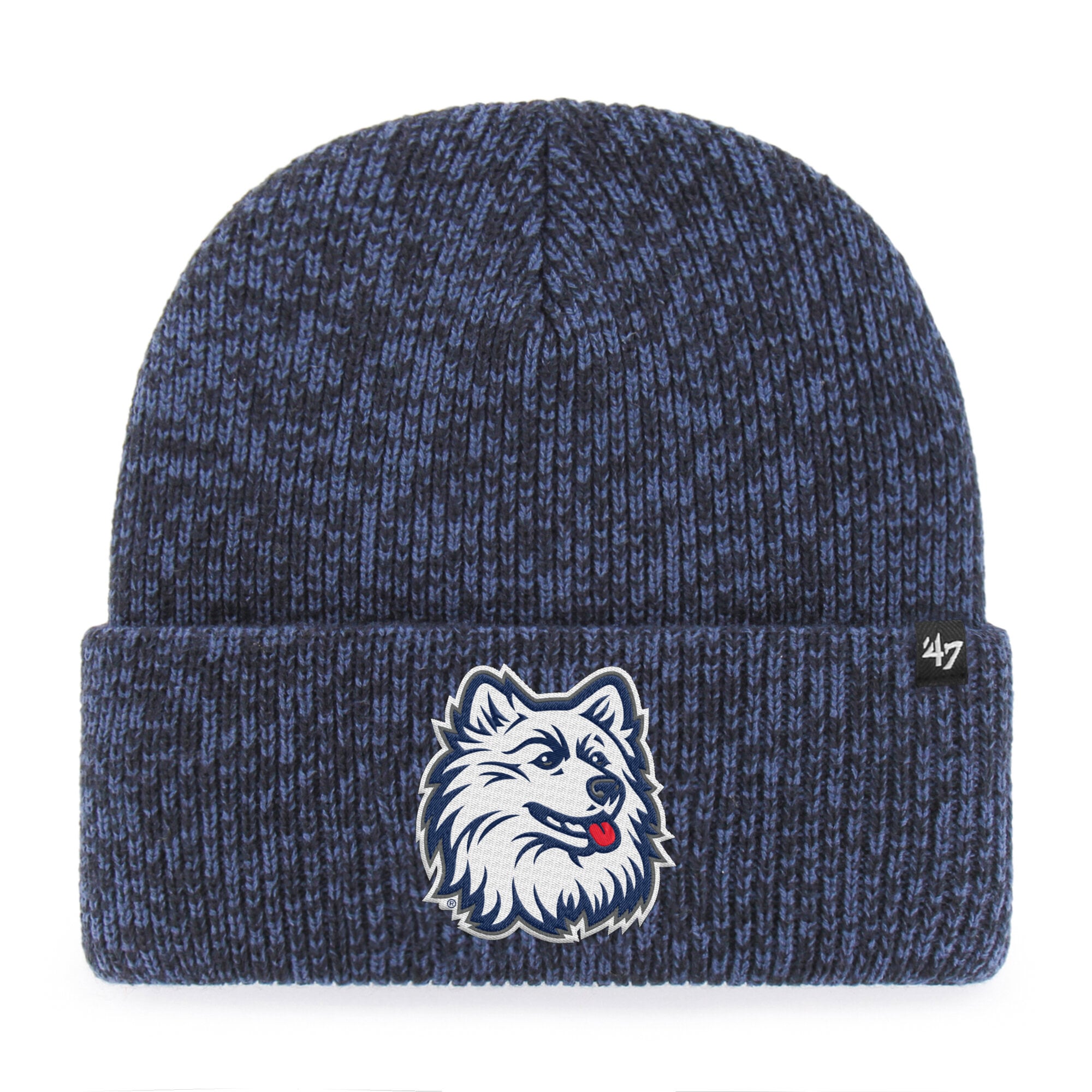 Bonnet unisexe à revers UConn Huskies « Brain Freeze » bleu marine, modèle 47
