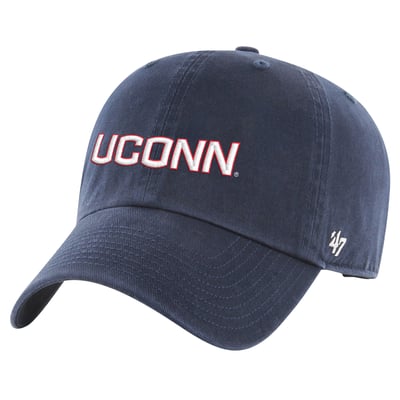  UConn Huskies '47 Unisex Clean Up Adjustable Hat - Navy