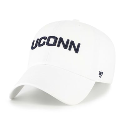  UConn Huskies '47 Unisex Clean Up Adjustable Hat - White