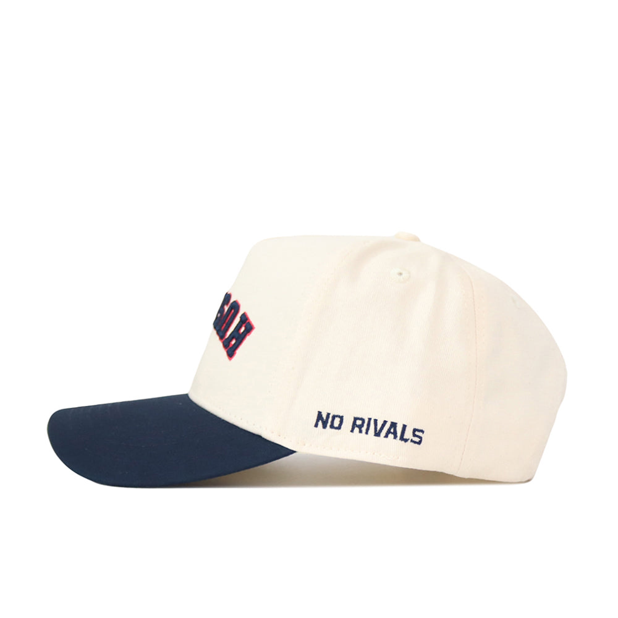 Casquette unisexe No Rivals Natural/Navy UConn Huskies Upside Down Classic Colors ajustable