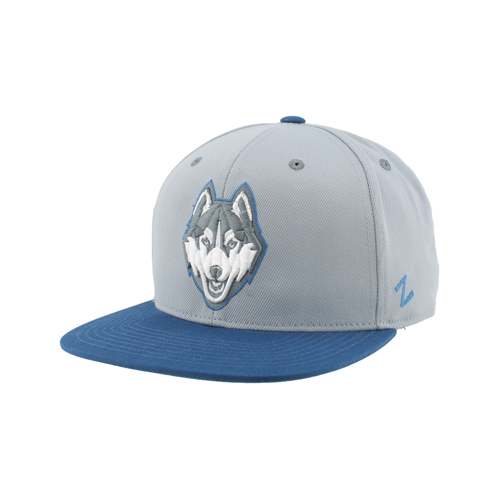 Casquette unisexe Zephyr Gray UConn Huskies pastel