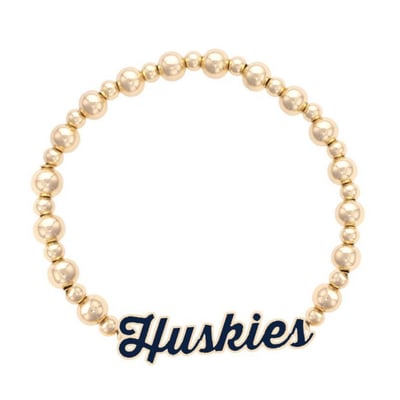 UConn Huskies CANVAS Style Women's Enamel Autograph Stretch Bracelet