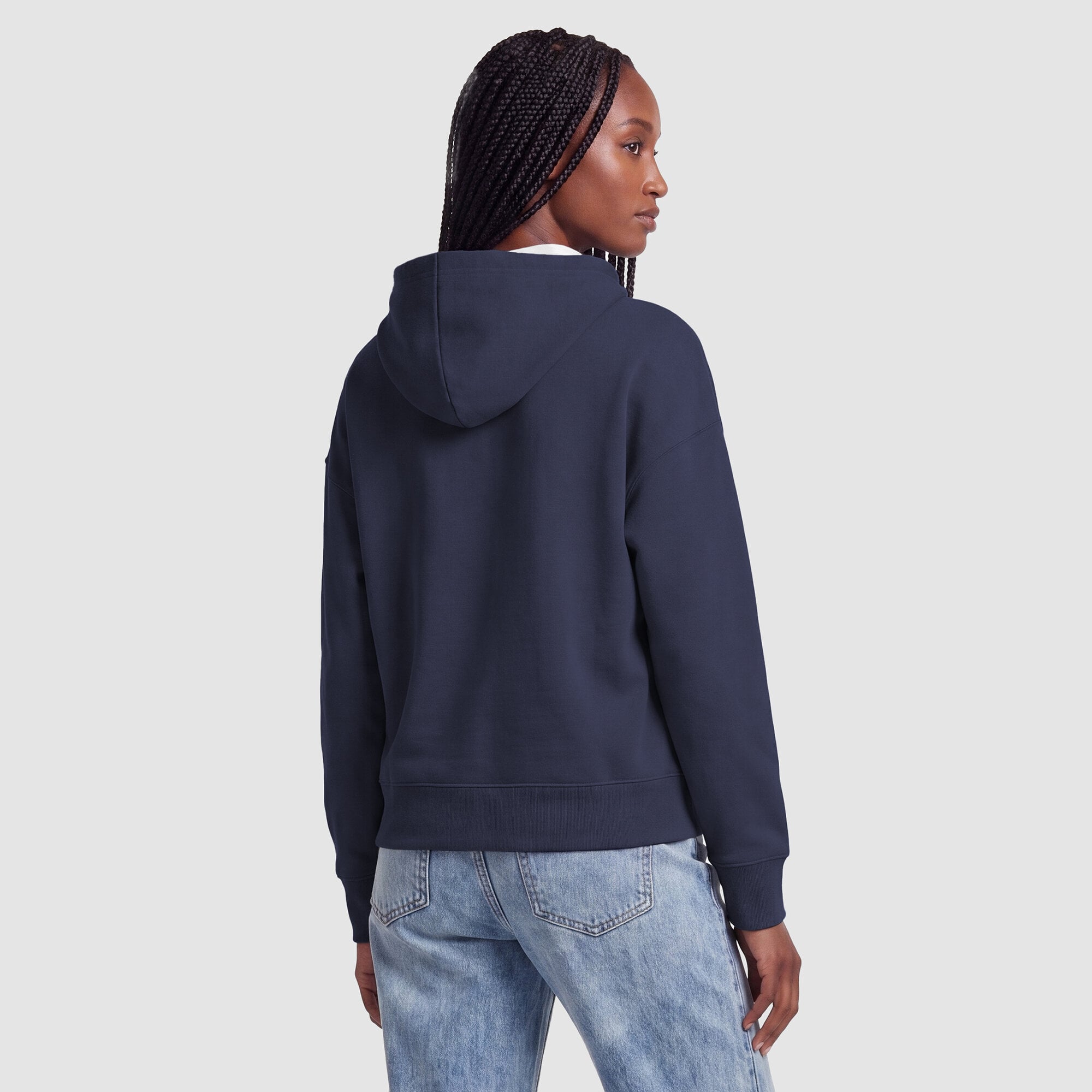 Sweat à capuche bleu marine des Huskies de l'UConn (femmes)