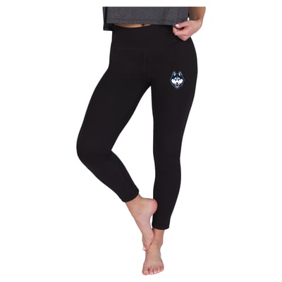 UConn Huskies Concepts Sport Women's Sentry Knit Leggings - Black