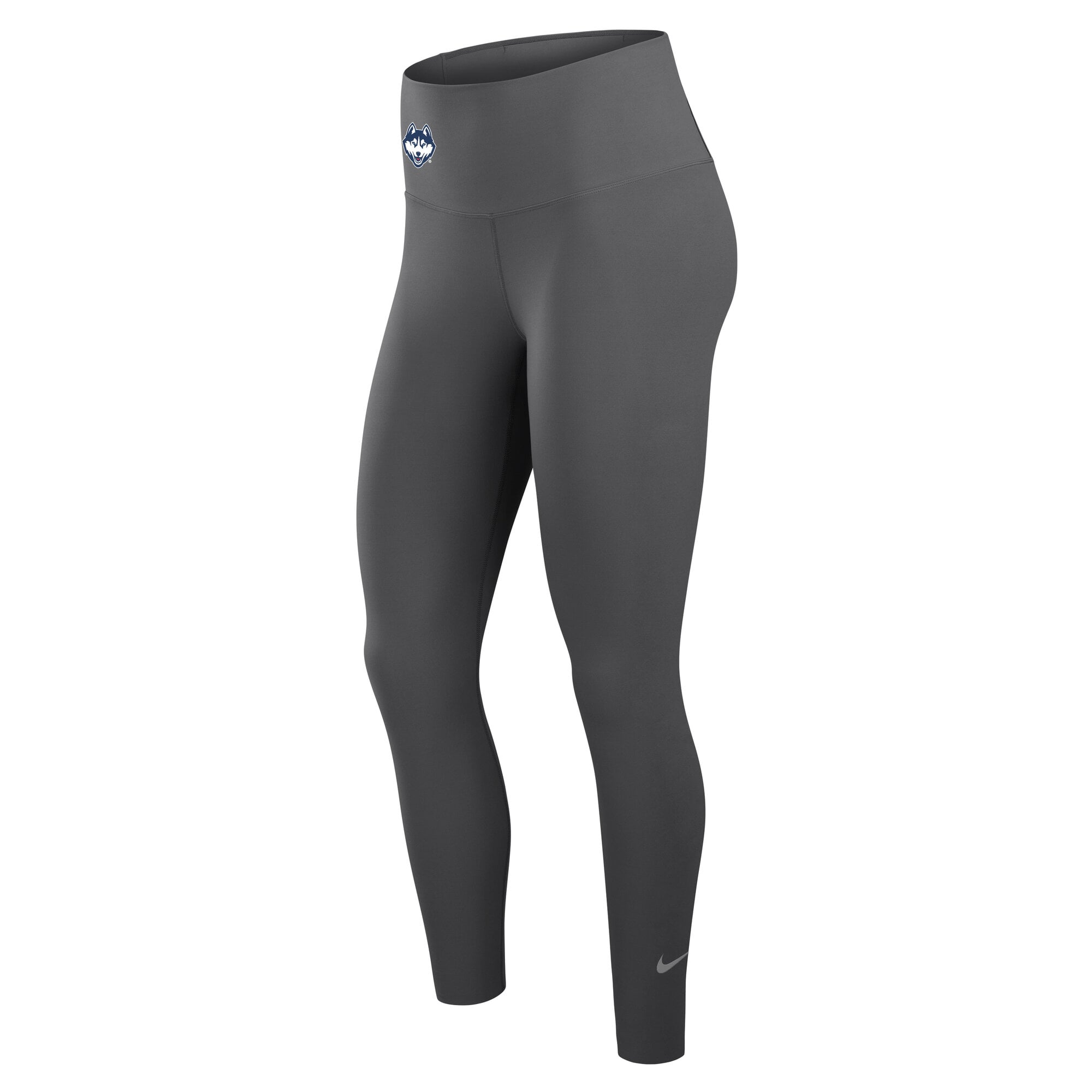 Women's Nike Gray UConn Huskies One Dri-FIT High-Rise Leggings