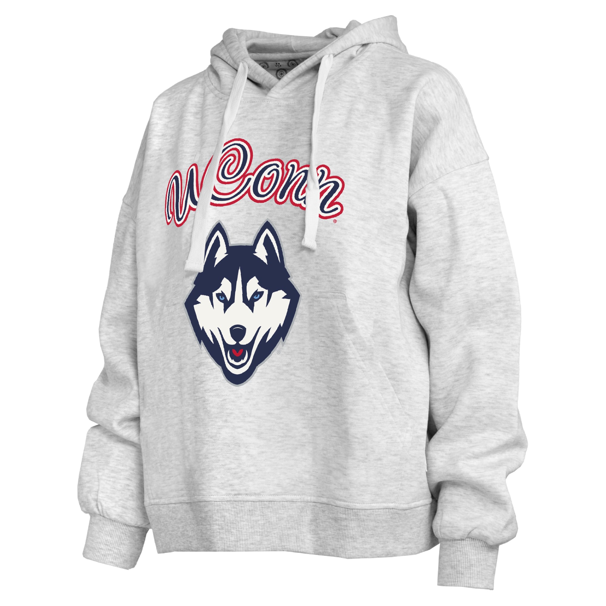 Sweat à capuche Janise gris chiné pour femme, Pressbox