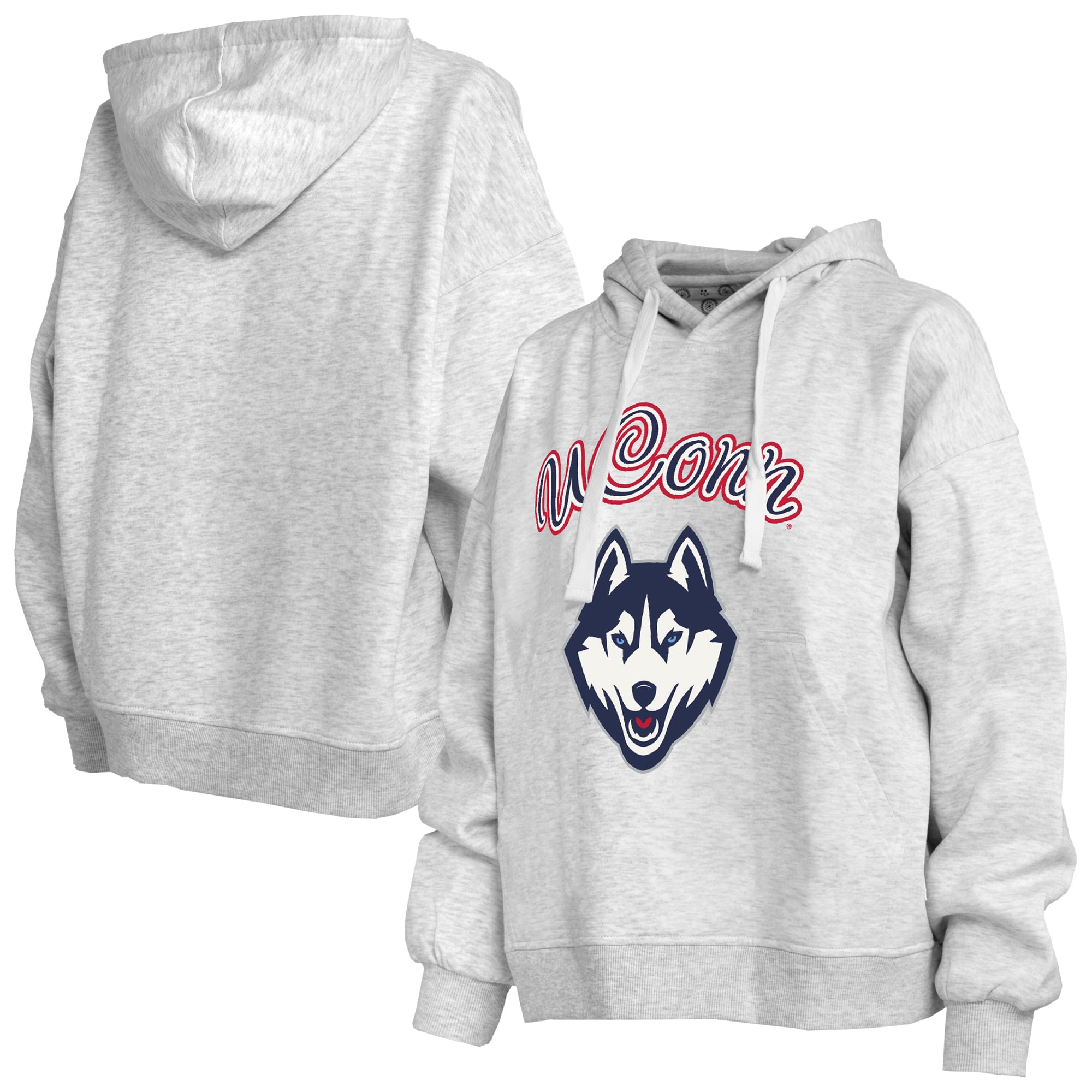 Sweat à capuche Janise gris chiné pour femme, Pressbox