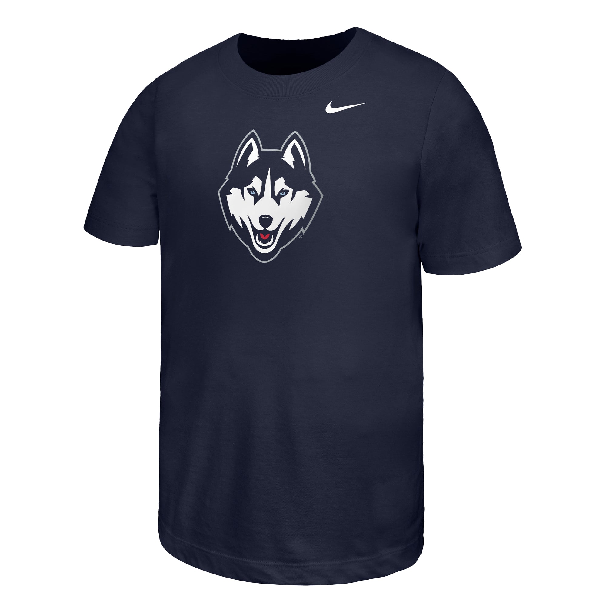 T-shirt Nike bleu marine pour jeunes avec logo des UConn Huskies