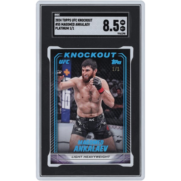Carte Topps Knockout 2024 Aljamain Sterling #OTCASG Auto Bleu /50 - UFC MMA