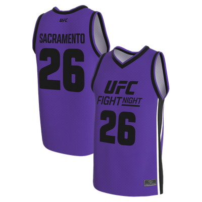 ProSphere UFC Fight Night Sacramento Basketball Fashion Jersey - Purple