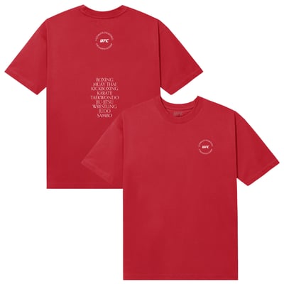UFC Disciplines T-Shirt - Red
