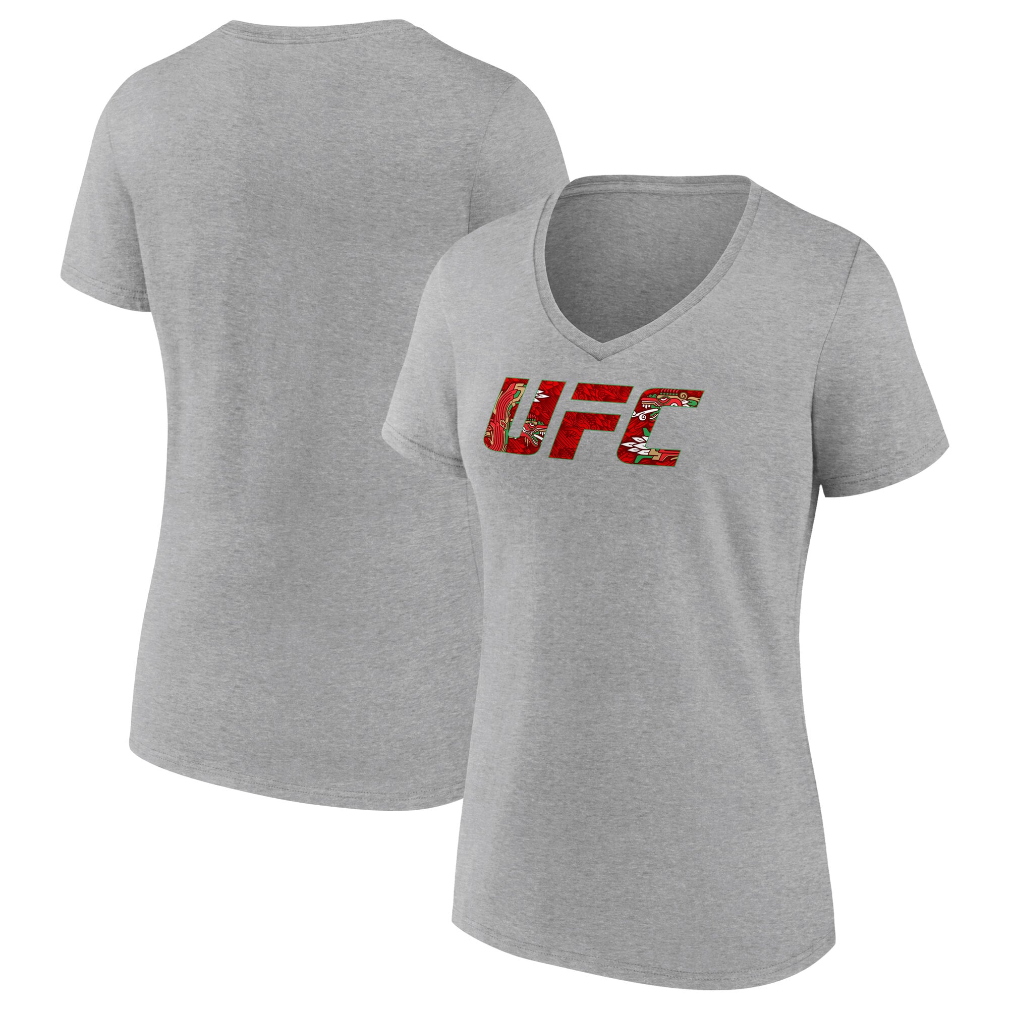 T-shirt noir à col en V Brandon Moreno UFC Unrivaled pour femmes