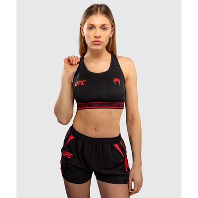 UFC Unity by Venum Women's Authentic Fight Week Sports Bra - Black