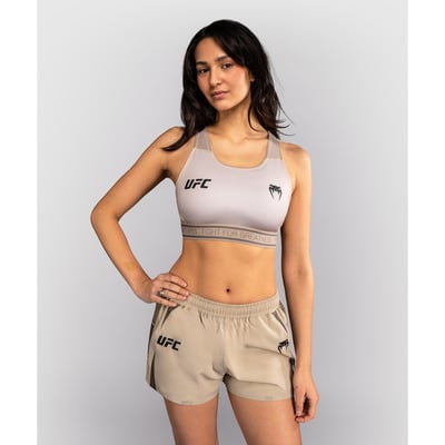 UFC Unity by Venum Women's Authentic Fight Week Sports Bra - Tan
