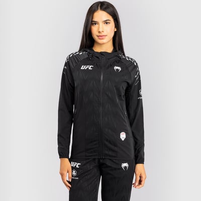 UFC Zenith by Venum Women's Authentic Fight Night Full-Zip Walkout Hoodie - Black