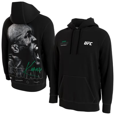 Kamaru Usman UFC ProSphere Youth Face Photo Hoodie - Black