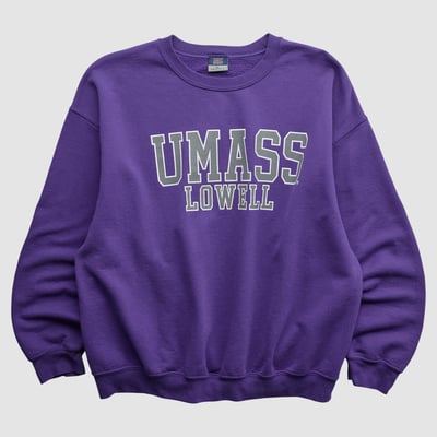 UMass Lowell River Hawks MV Sport 2000s Sweatshirt - Purple - XL by Fanatics Real Vintage