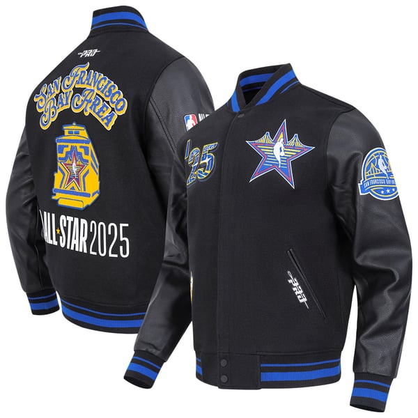 Unisex Pro Standard Black 2025 NBA All-Star Game Wool Varsity Full 