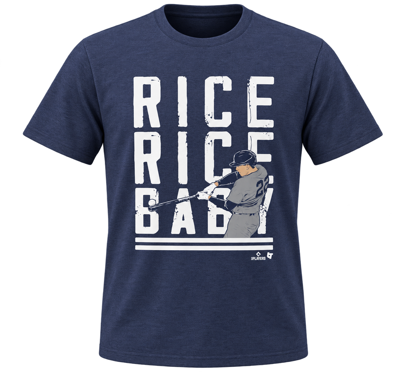 T-shirt unisexe BreakingT Ben Rice bleu marine New York Yankees Baby