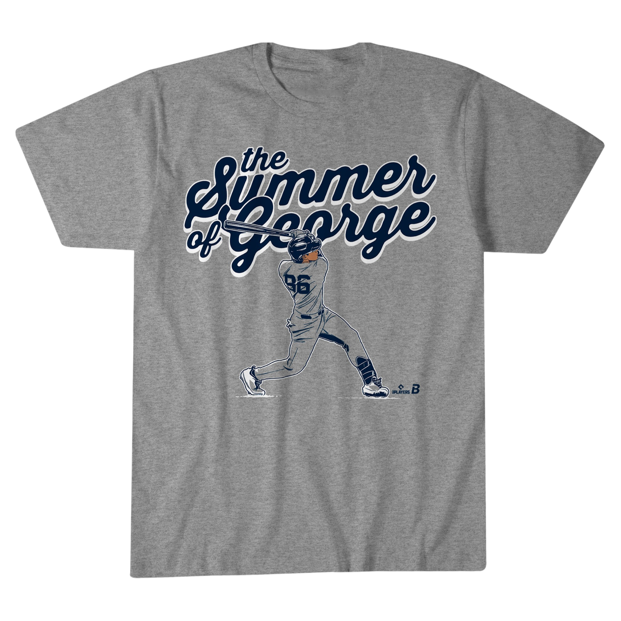 Unisex BreakingT George Lombard Jr. Heather Gray New York Yankees The Summer of T-Shirt