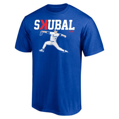 Tarik Skubal BreakingT Unisex Ace Pose T-Shirt - Royal
