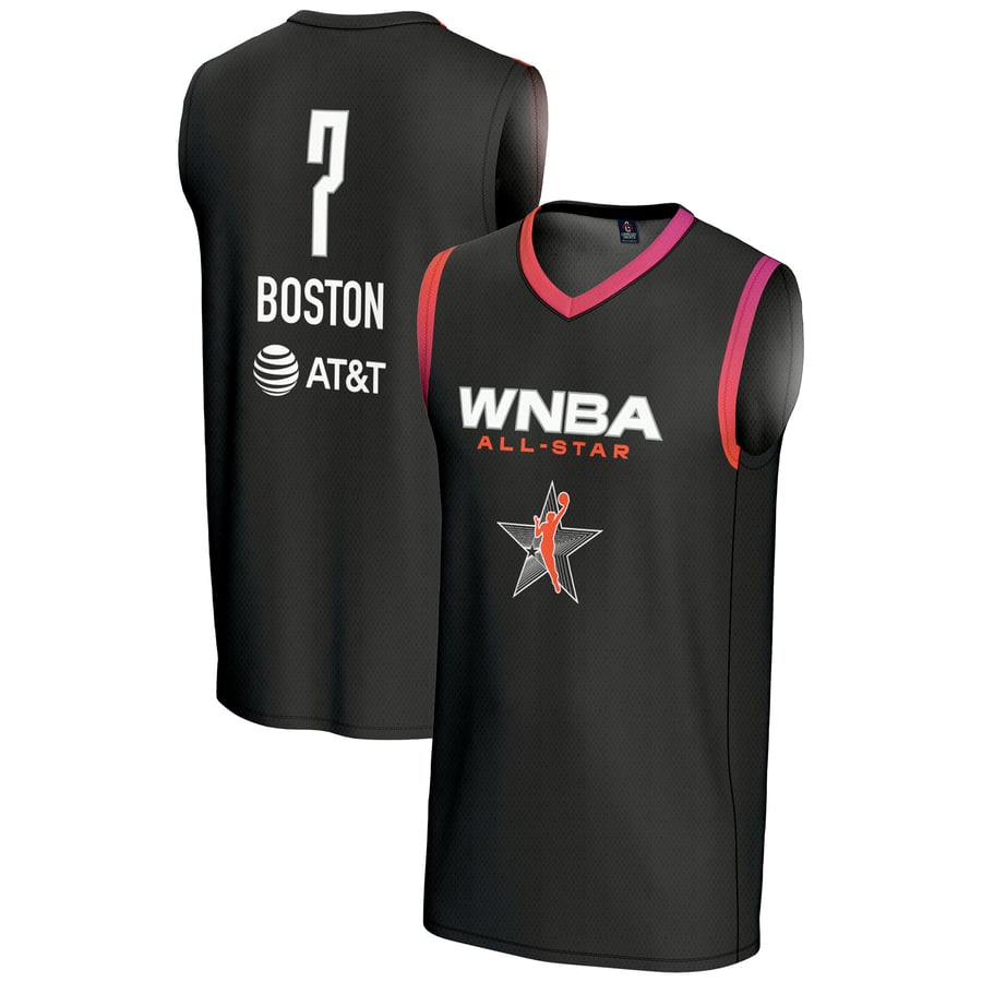 Unisex Aliyah Boston GameDay Greats Black 2024 WNBA All-Star Game ...