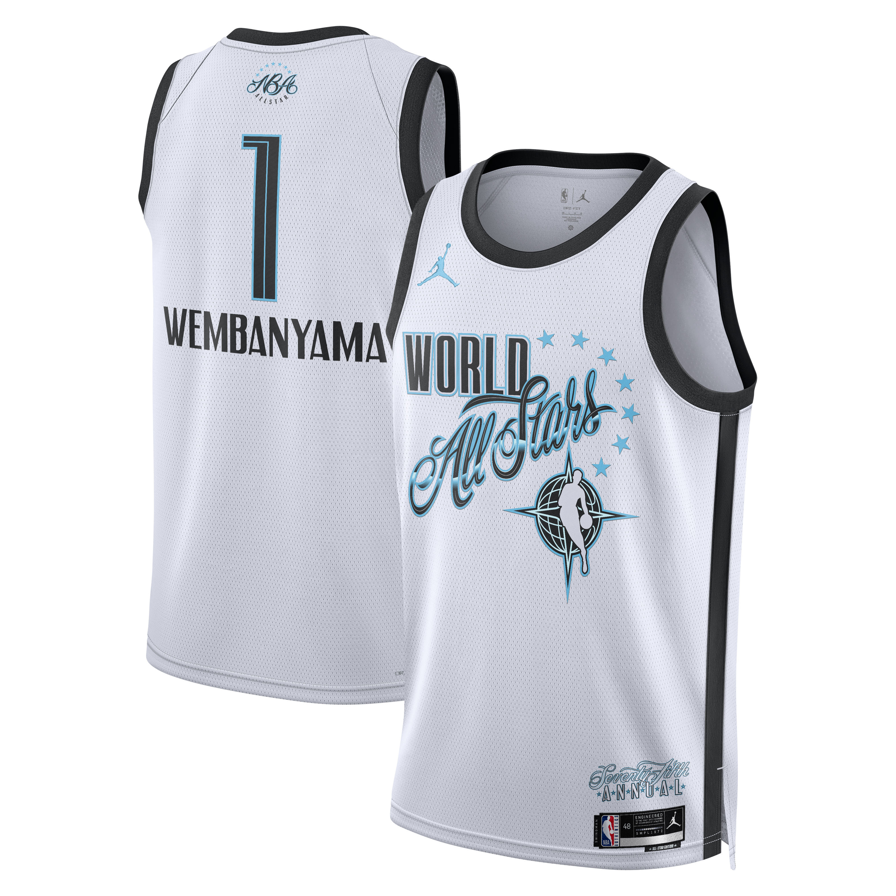 Victor Wembanyama Jordan Brand Unisex 2026 NBA All-Star Game Swingman ...
