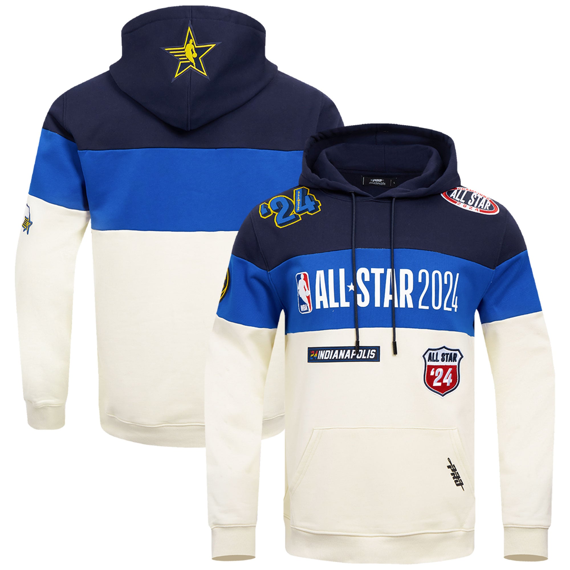 Unisex Pro Standard Cream 2024 NBA All-Star Game Chenille Fleece 