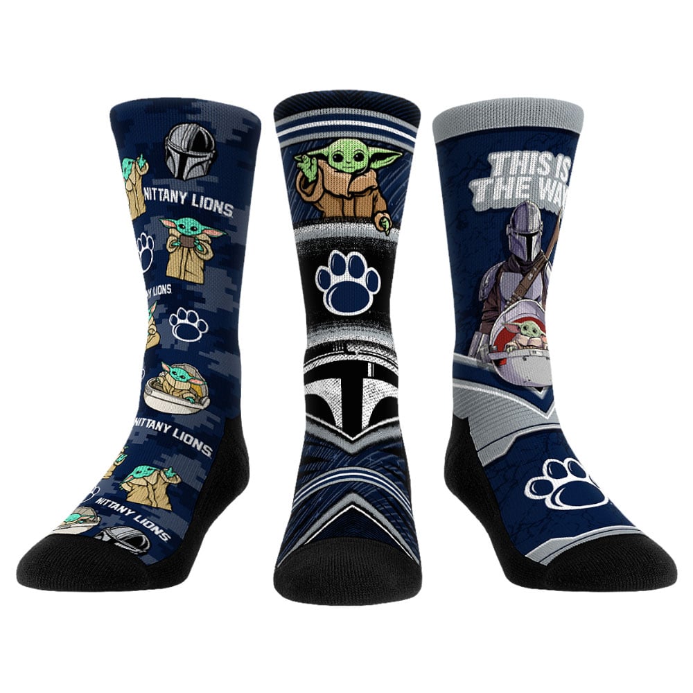 Dallas Cowboys 3-Pack Crew Socks – Men's One Size, Multi-Color, Official Team Gear
