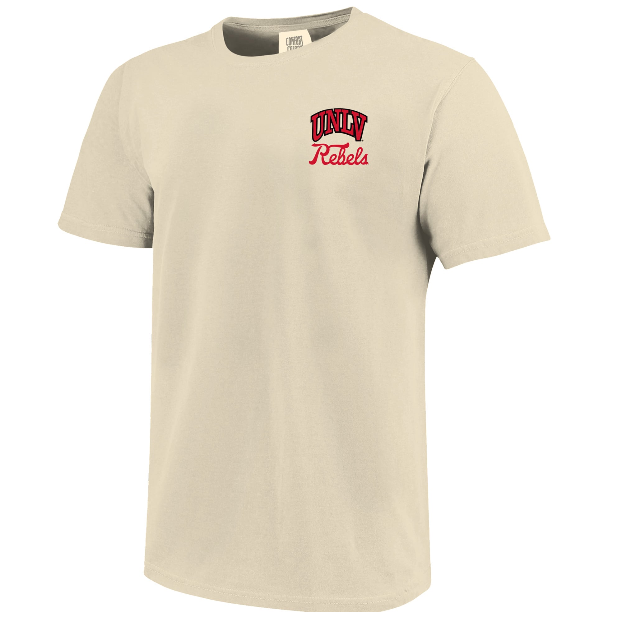 T-shirt crème pour homme avec motif mascotte des Rebels de l'UNLV