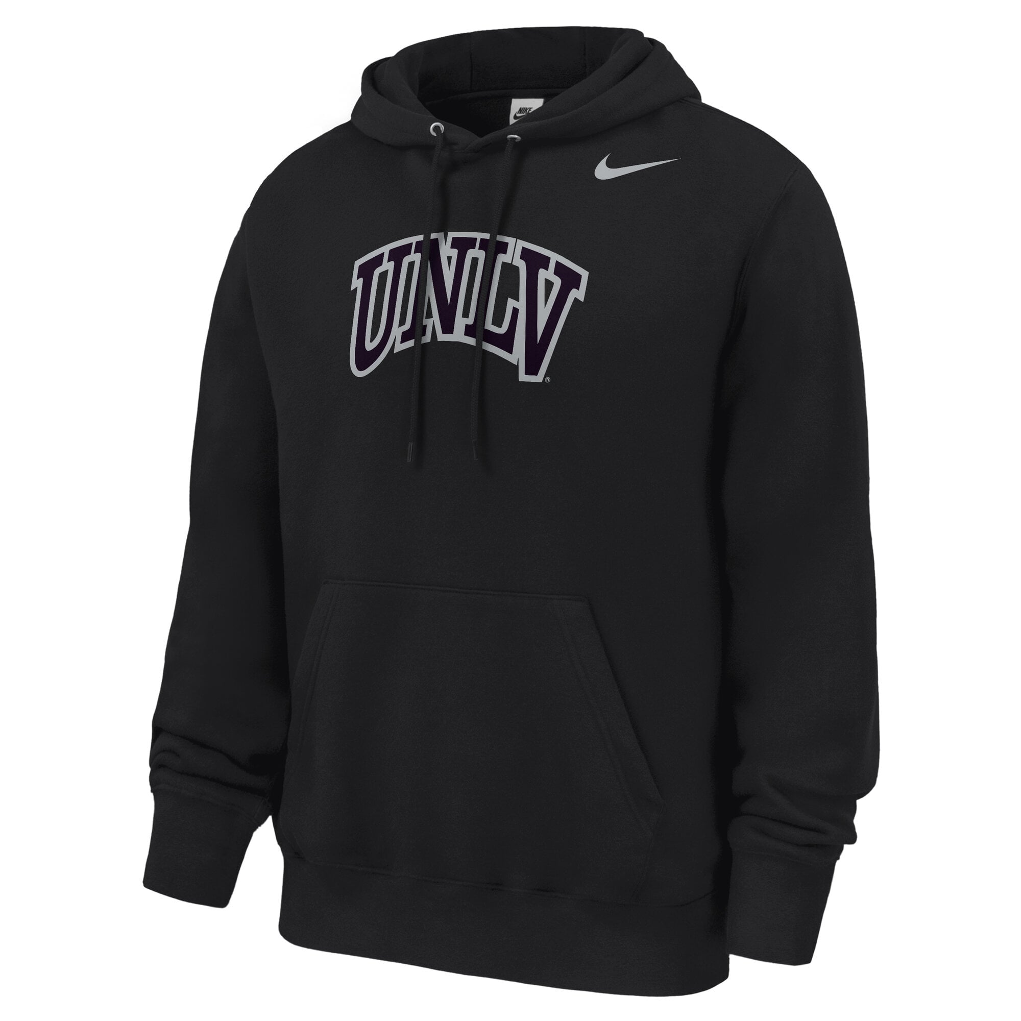 Sweat à capuche en polaire Nike UNLV Rebels Club noir pour homme