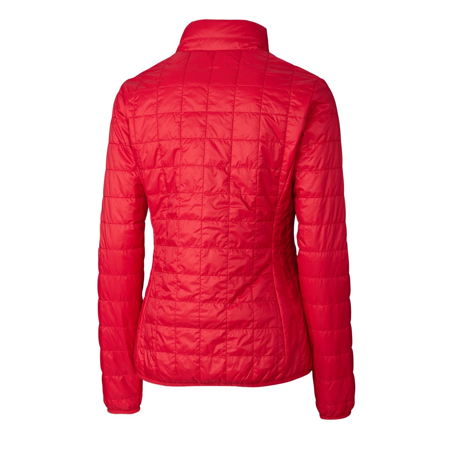 Women's Cutter & Buck Red UNLV Rebels Rainier Eco Insulated Puffer Full-Zip Jacket