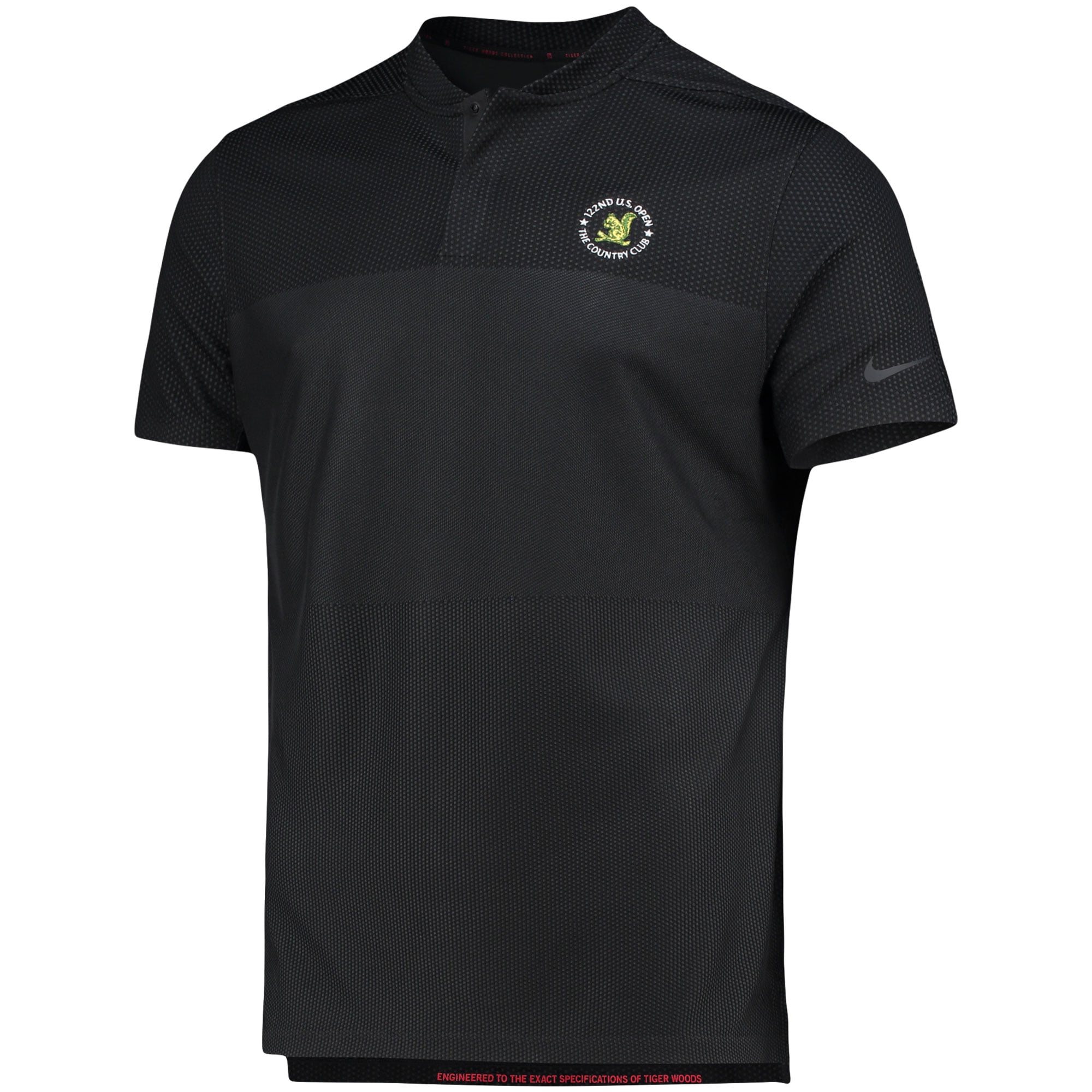 Men's 2022 U.S. Open Nike Black Tiger Woods Collection Blade