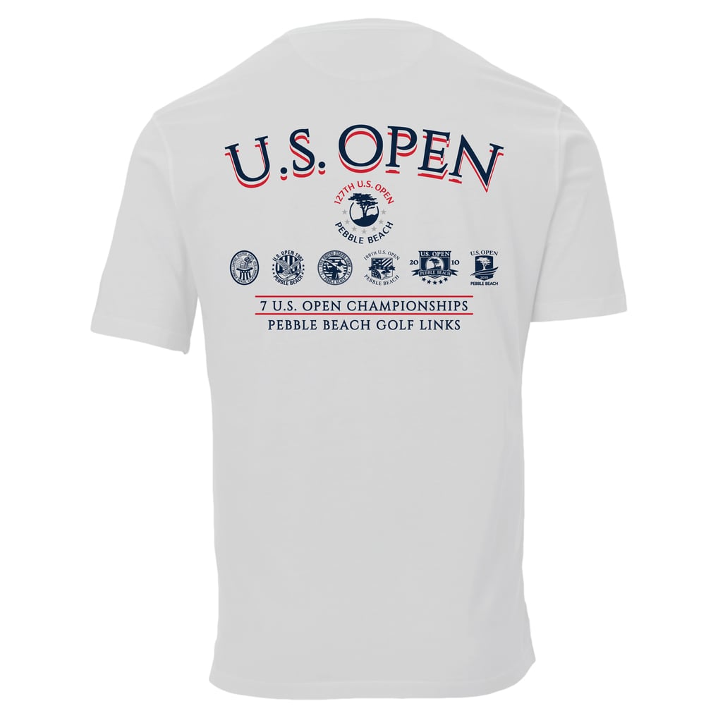 Men's 2027 U.S. Open Ahead White Chapman Crest T-Shirt