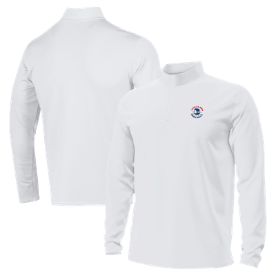 Men's 2027 U.S. Open Under Armour White Motion Quarter-Zip Pullover