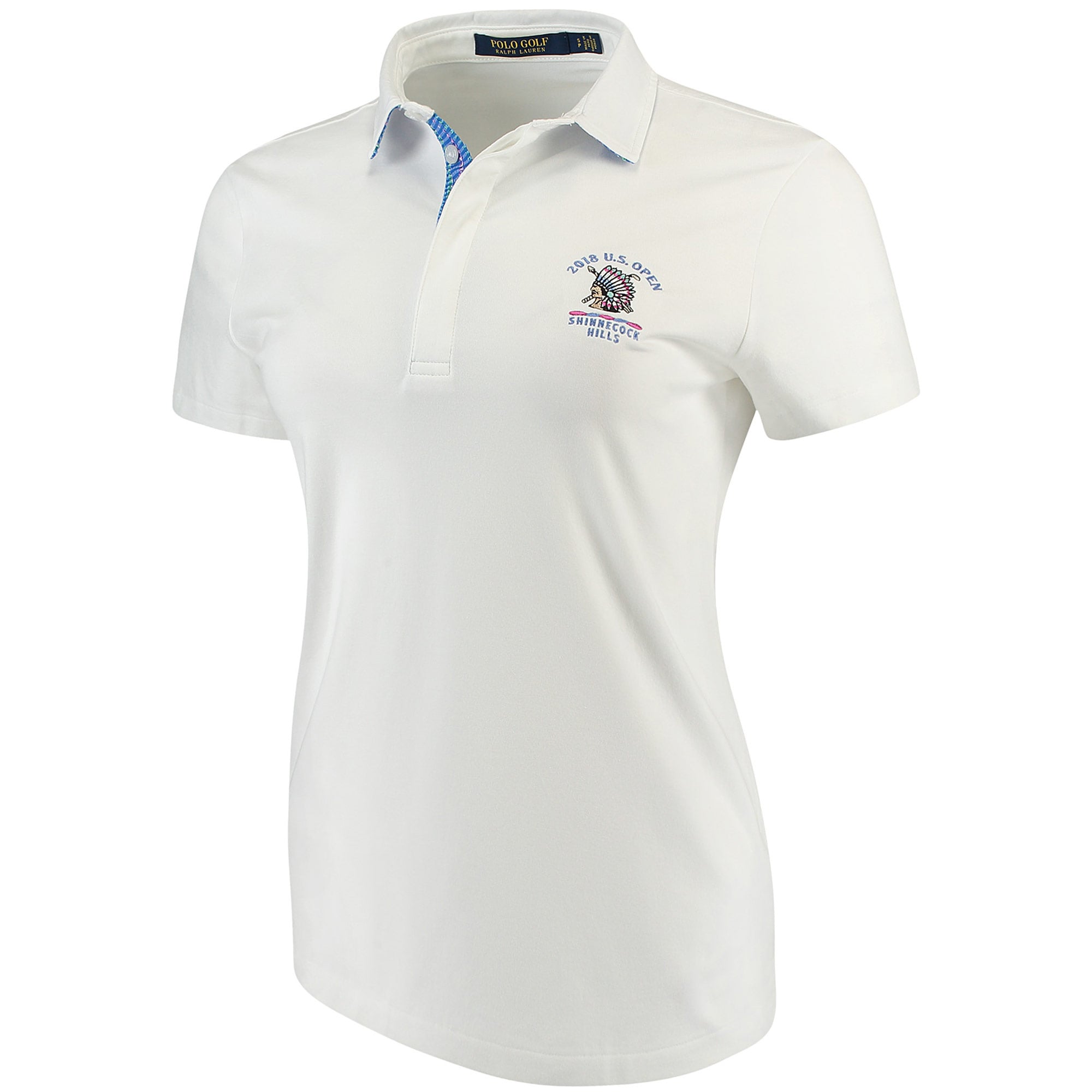 Polo Ralph Lauren ホワイトシャツ L Women's 2018 U.S. Open Polo Ralph Lauren White Vintage Stretch
