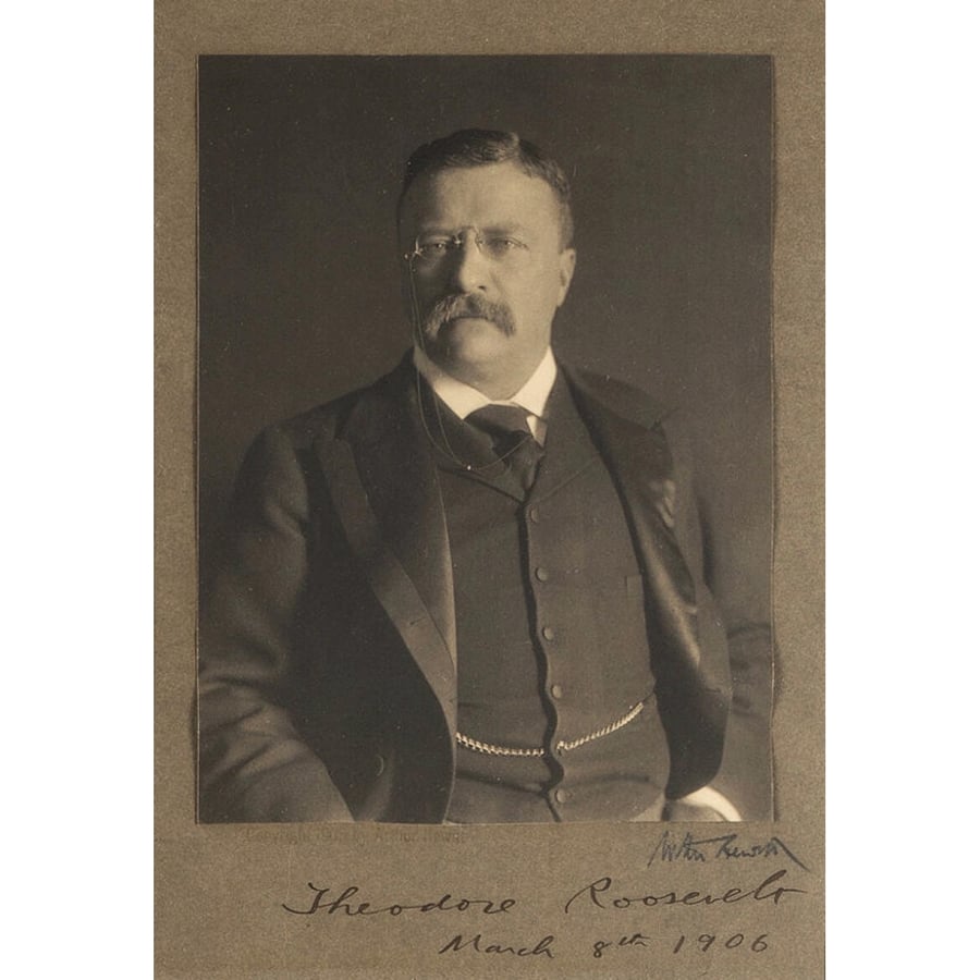 Teddy Rosenbluth Theodore Roosevelt Jr Signature