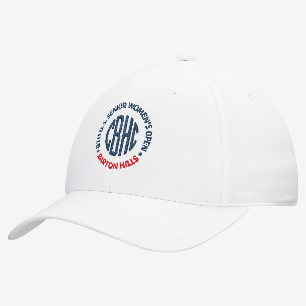 Men's 2026 U.S. Senior Women's Open Ahead White Stratus Performance Adjustable Hat